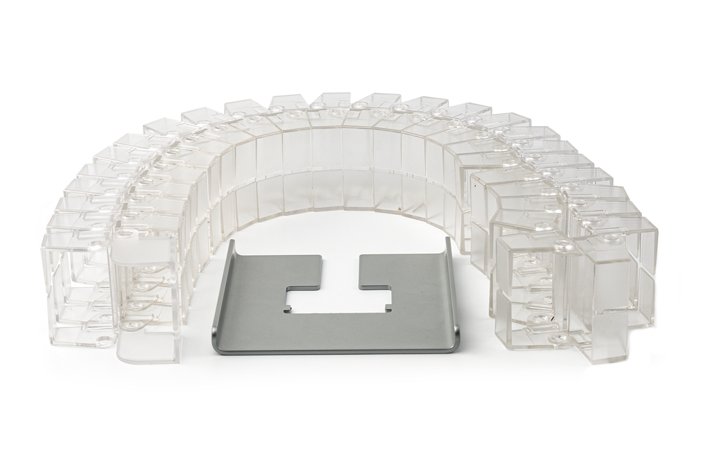 KIT VERTEBRA HAT H1400 MM. ABS TRANSPARENTE