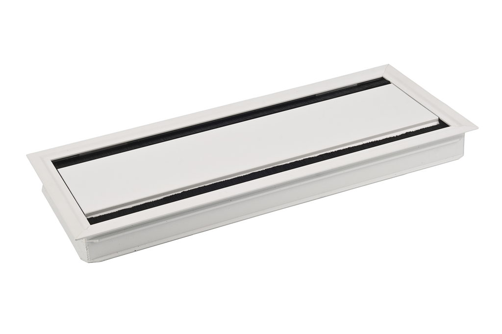 PASACABLES EXIT DUO PLUS 320X135X26 MM. BLANCO