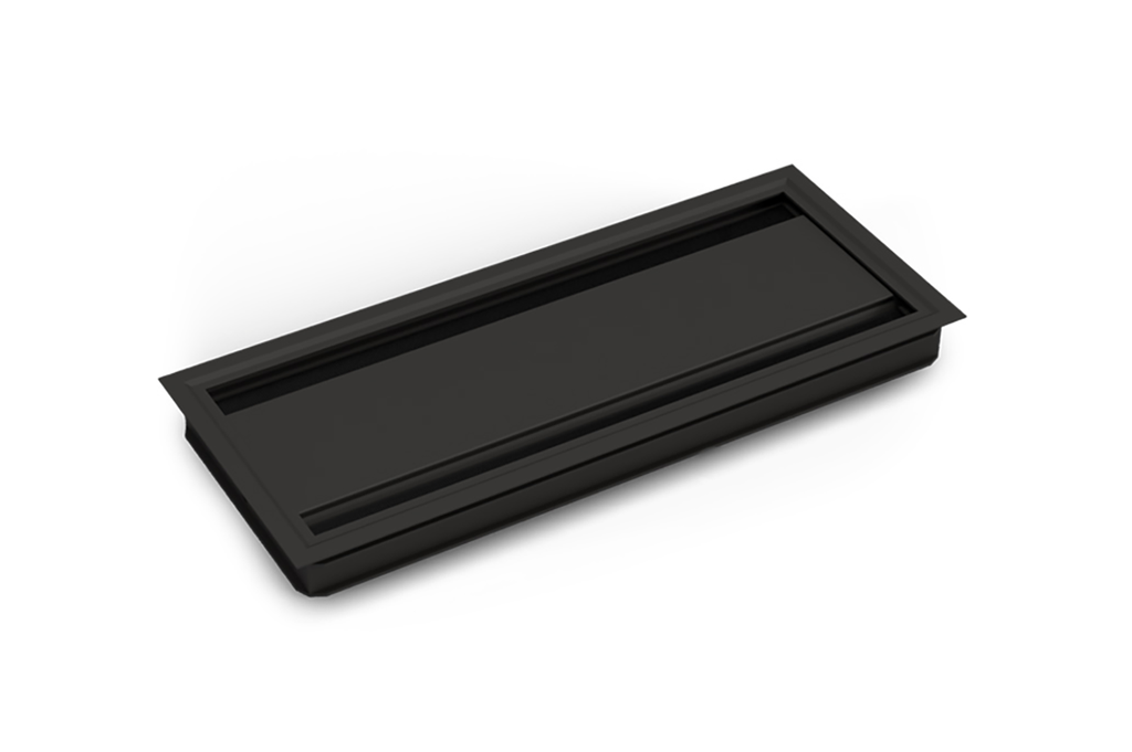 PASSACABLES EXIT DUO PLUS 320X135X26 MM. NEGRE
