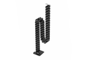 PASACABLES FLEXIT RT 2 C/PIE H1350 MM. NEGRO  SD
