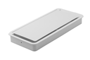 PASSACABLES EXIT LIGHT 25 116X260 MM. BLANC