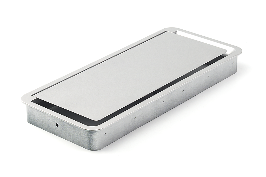 PASACABLES EXIT LIGHT 25 116X260 MM. ALUMINIO