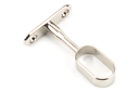 SUPORT P/BARRA OVAL PASSANT 30X70 MM. NIQUELAT