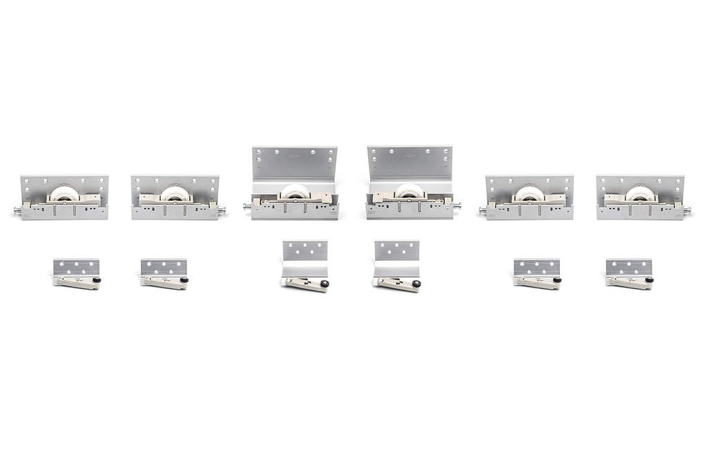 KIT 3 PUERTAS CORREDERAS 30 MM. H33 MM. S/ACCESORIOS P/SISTEMA PUERTAS COLGADAS ALIANTE