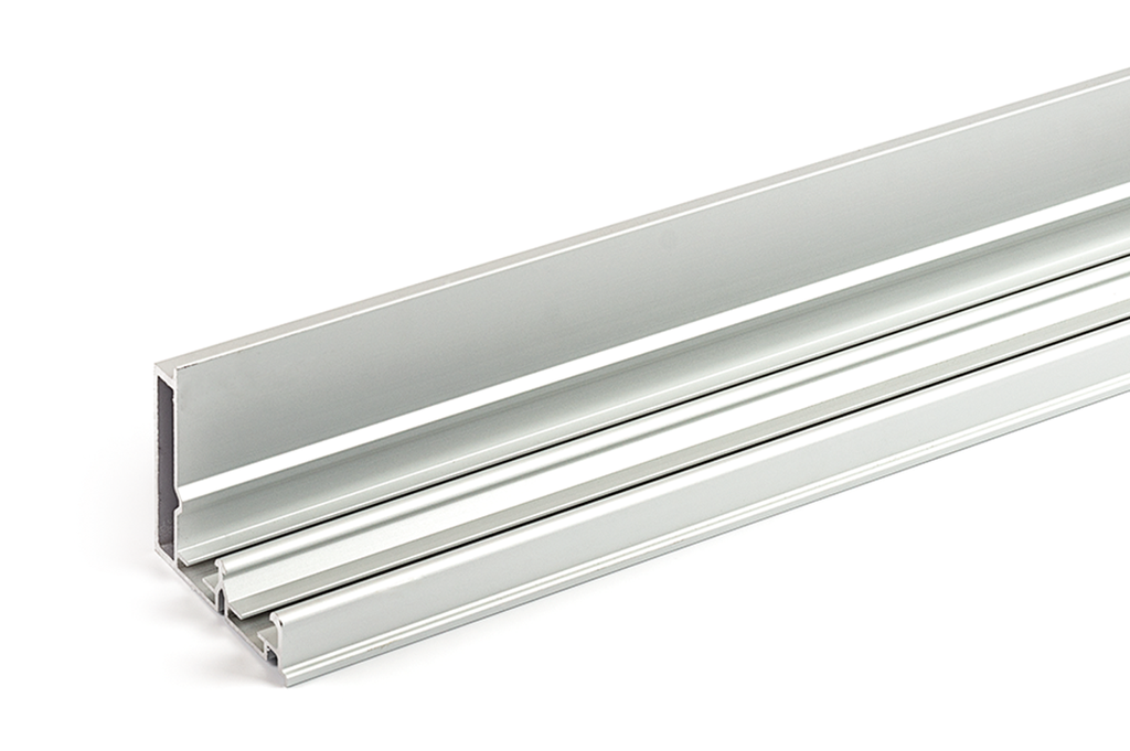 GUIA SUPERIOR ALUMINIO ANODIZADO (EN 6.100 MM.) P/SISTEMA PUERTAS COLGADAS ALIANTE