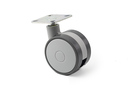 RUEDA "SPEEDY 60/20" D.60 MM. S NYLON GRIS 03 D GRIS 03 G GRIS C/PLETINA 47X47 MM. SD