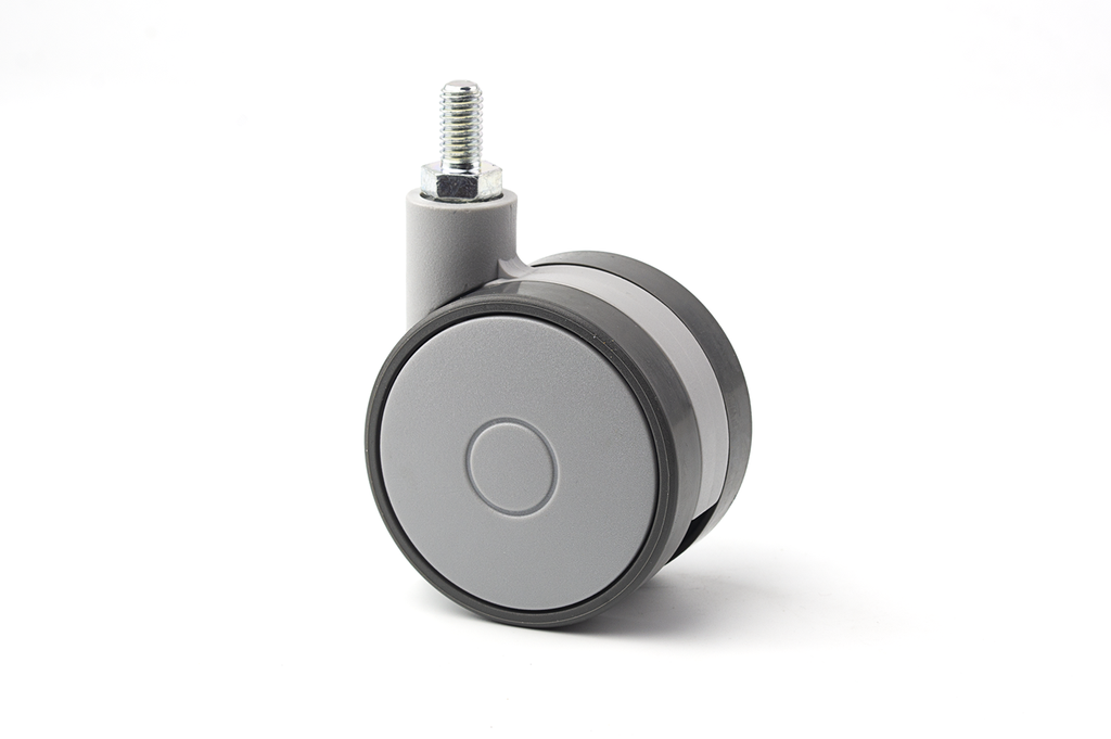 RUEDA "SPEEDY 60/20" D.60 MM. S NYLON GRIS 03 D GRIS 03 G GRIS PERNO M8X15 MM.