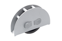 RUEDA ENCASTE "ON-OFF" D.60 MM. AG18 MM. C/ FRENO GOMA GRIS OG5110137
