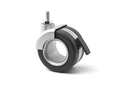 RUEDA "ROTOLA OFFICE" D.68 MM. S NYLON ALUMINIO G GRIS PERNO M8X15 MM. FRENO GRIS