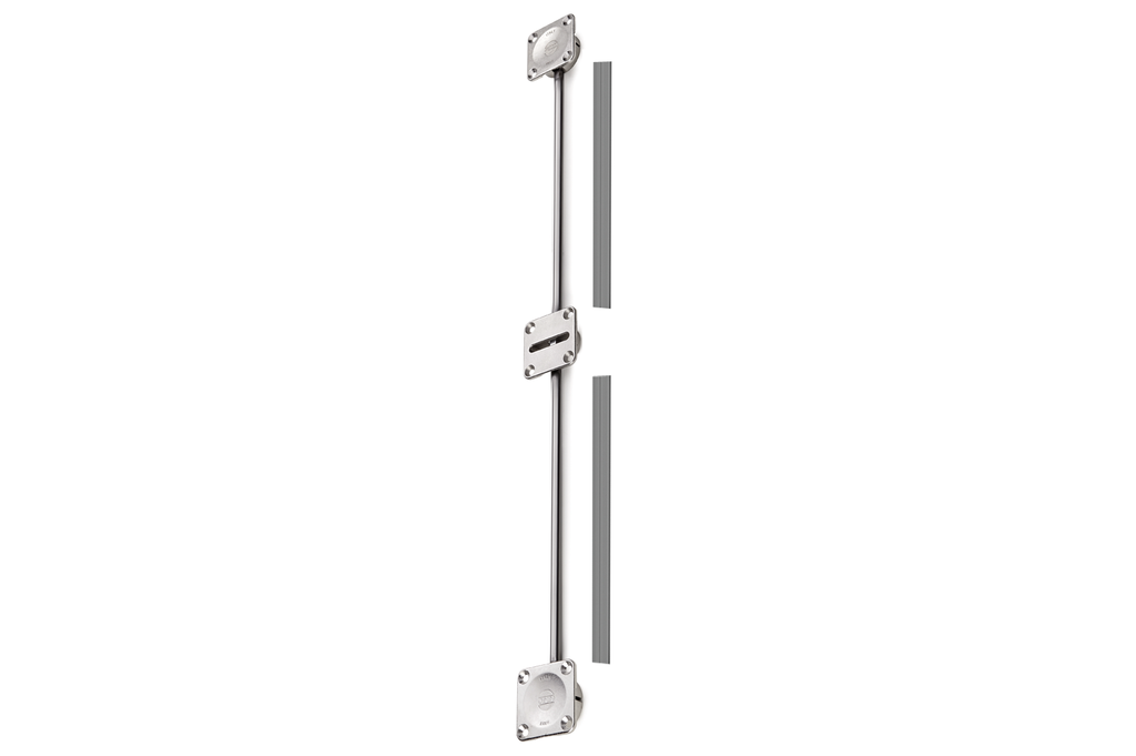 ENDEREZADOR EMBUTIR REGULACION CENTRAL TN101 1921 MM. COMPLETO C/COBERTURA PLASTICO GRIS