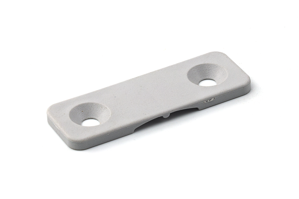 PLACA FIJACION P/ENDEREZADOR 43X15 MM. GRIS