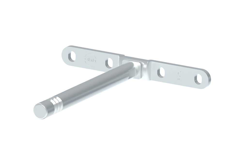 SOPORTE ESTANTE PARED OCULTO MN312 D.10X120 MM. 15 KG C/REGULACION CINCADO