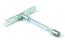 SOPORTE ESTANTE PARED OCULTO MN112 D.14X150 MM. 15 KG. C/REGULACION CINCADO
