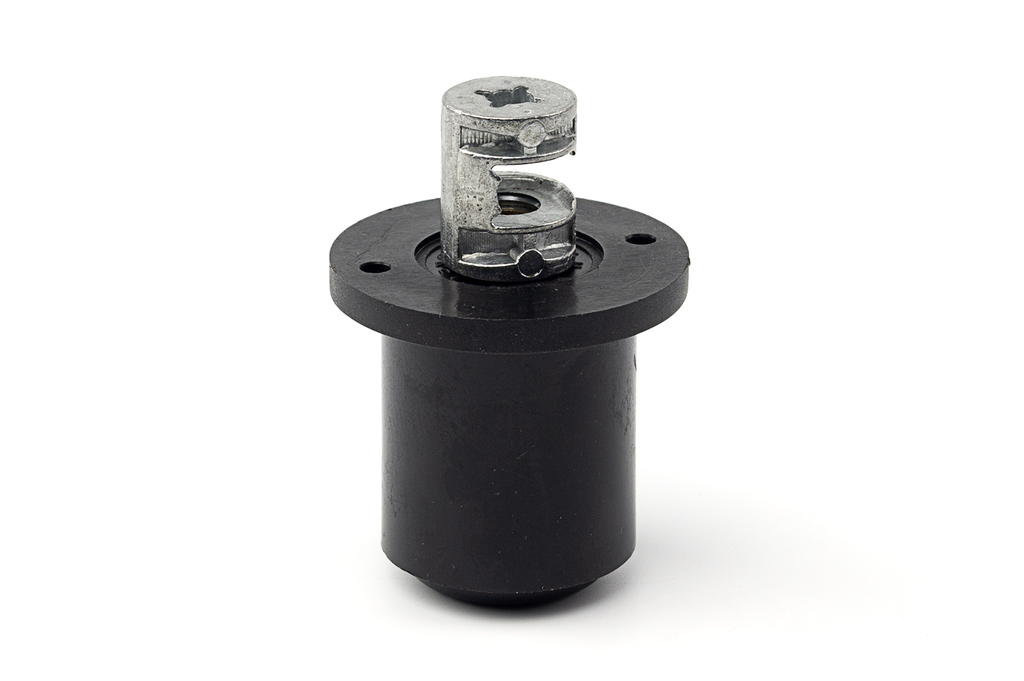 PATA NIVELADOR LV511 H38 C/EXCENTRICA D.15 MM. AG19 MM. NEGRO
