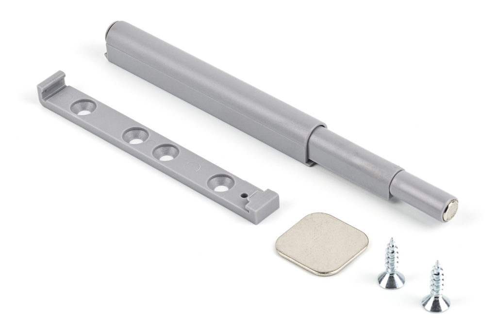EXPULSOR "BASIC" SUPERFICIE 40 MM. COMPLETO C/PLACA C/2 TORNILLOS C/IMAN GRIS