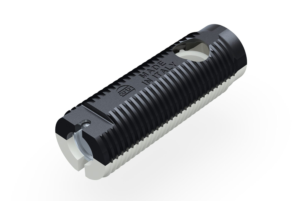 UNION OCULTA GN512 HEMBRA D.12X37 MM. M6 CRUDO