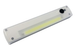 LAMP LED "FLASH" 190X34X19 MM. 2 W. A/INTERRUPTOR BLANC FRED (S/PILES)