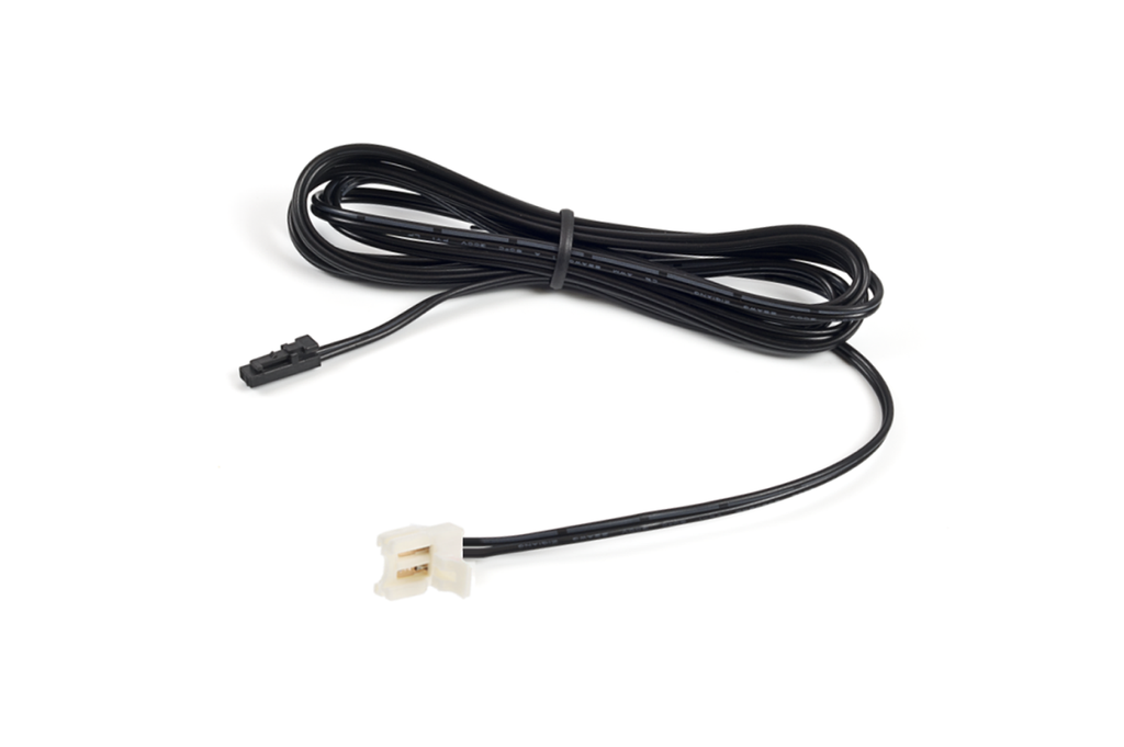 CABLE 2000 MM. A/CLIP SLIM P/TIRA 60-120 PUNTS 8 MM. A/MINIPLUG NEGRE SM7007812