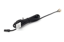 CABLE 2000 MM. C/CLIP FIJACION GRAPA P/TIRA LED COB. C/MINIPLUG NEGRO