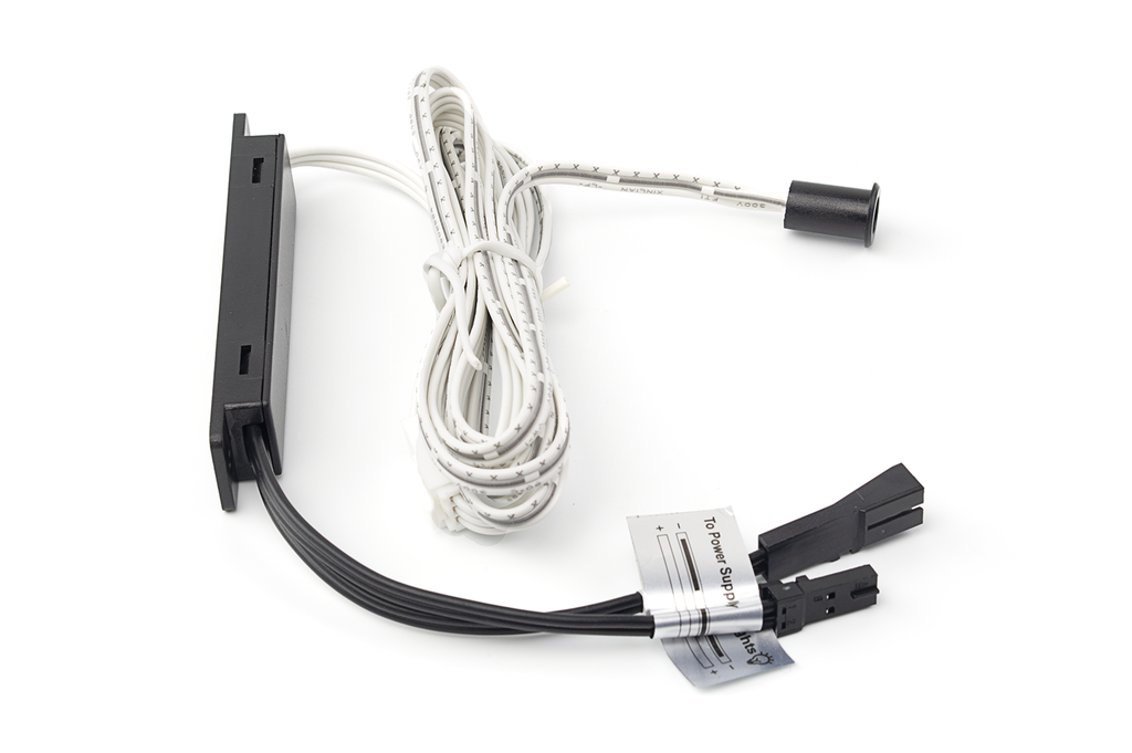 SENSOR SIMPLE LED HAND 12V D.10X14 MM. 48 W. C/CABLE MINI PLUG NEGRO SM7009030