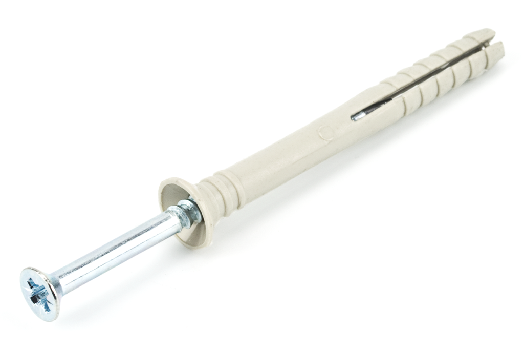 TORNILLO PREMONTADO A TACO 5X50 MM.GRIS