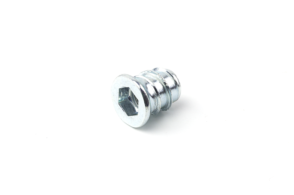 TUERCA EMBUTIR C/CABEZA ALLEN M-06X12 MM. ACERO CINCADO