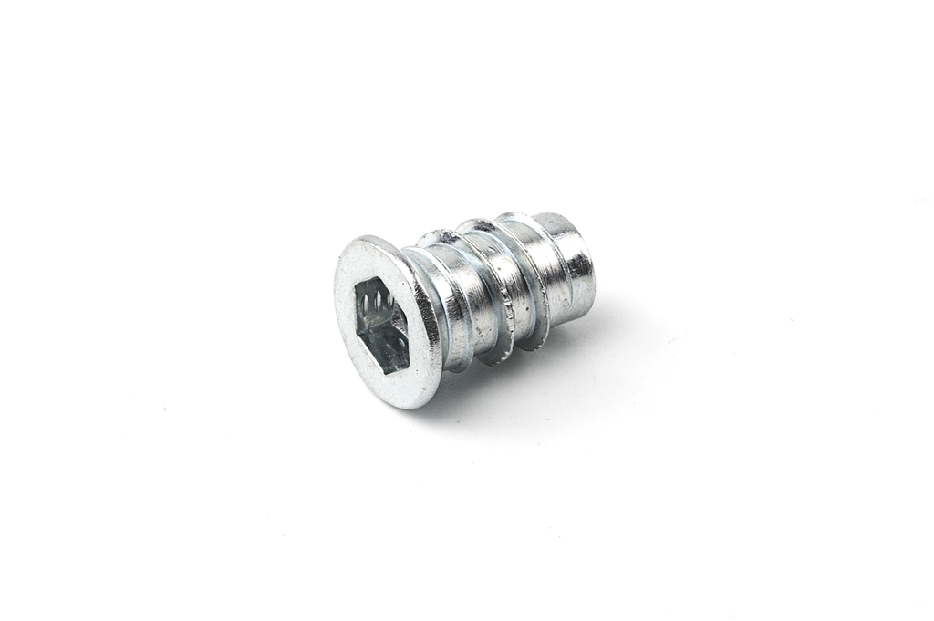 TUERCA EMBUTIR C/CABEZA ALLEN M-06X15 MM. ACERO CINCADO