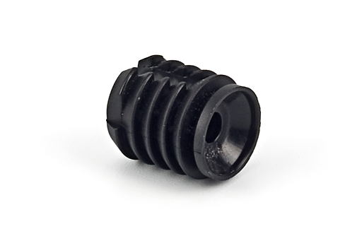 TUERCA EMBUTIR NYLON D.04 MM. 10X12 MM. NEGRO