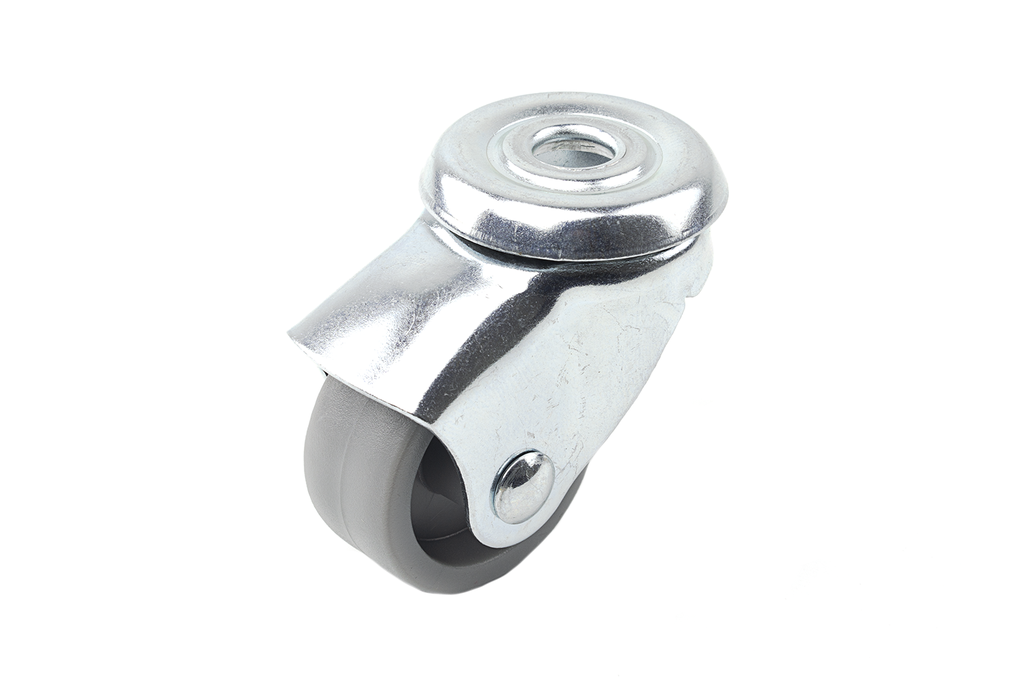 RODA SUPERFICIE "D30 AMB FORAT" D.30 MM. FORAT 8 MM. NYLON GRIS