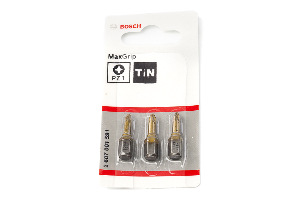 PUNTA PZ1 TIN MAXGRIP L.25 MM. (3 UNIDADES) (BOSCH) BU02214 SD