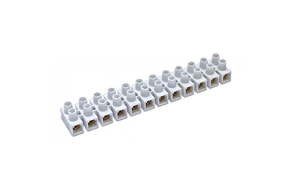 REGLETA CONEXION 2,5 MM. 24A BL HOMOLOGADO BLANCO