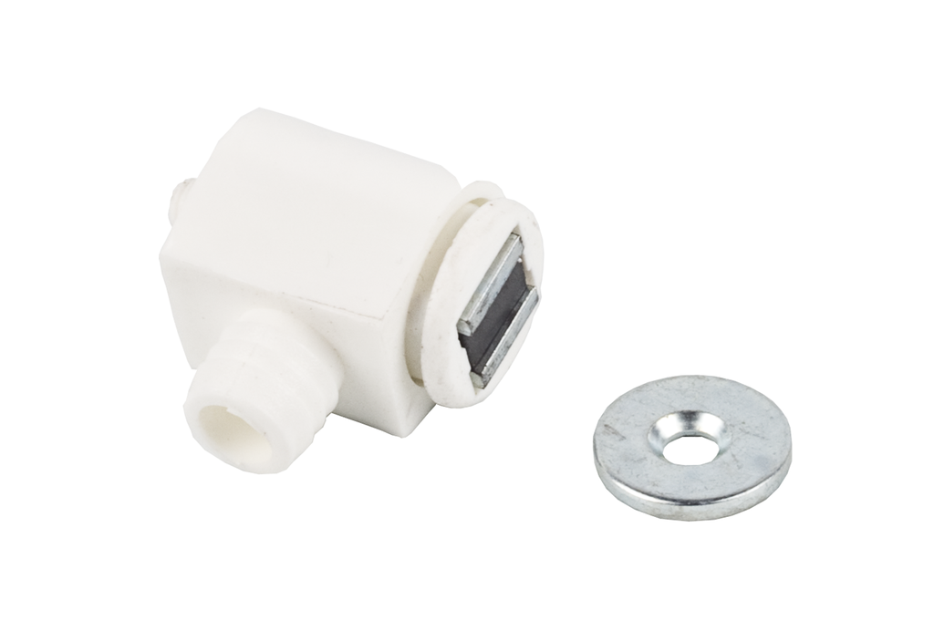 CIERRE IMAN SUPERFICIE C/BASE TETON M/D 10 BLANCO