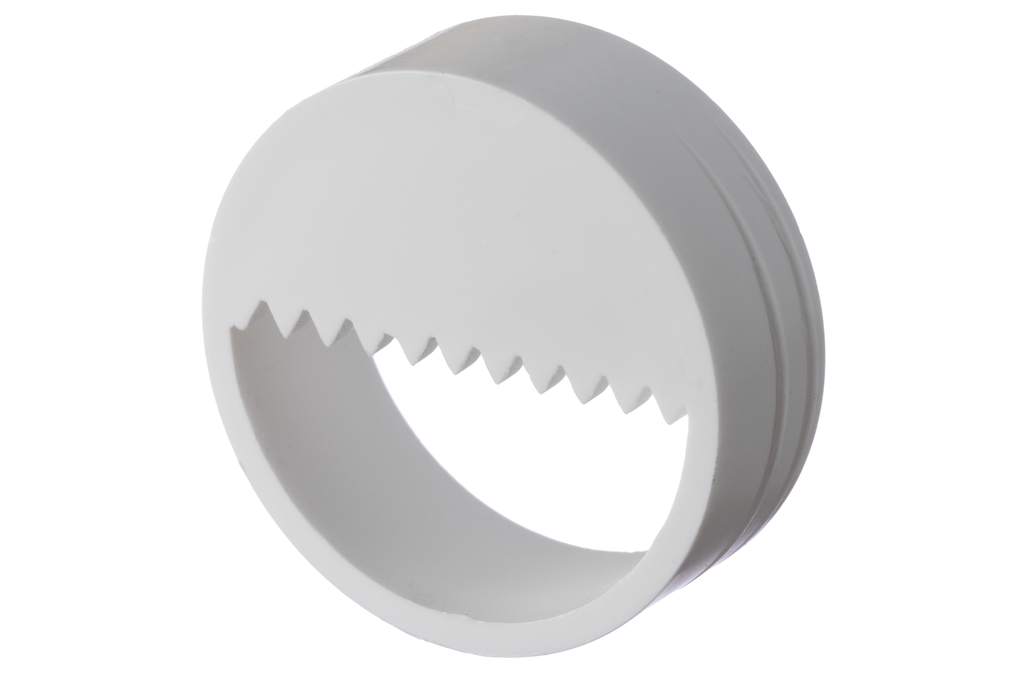COLGADOR DIENTES D.30 MM. NYLON BLANCO