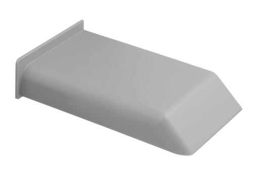 TAPA P/COLGADOR SCARPI-4 ANTIVUELCO RAL9006 DERECHA GRIS