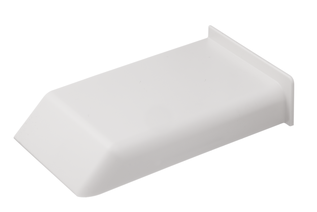 TAPA P/COLGADOR SCARPI-4 ANTIVUELCO RAL9003 IZQUIERDA BLANCO