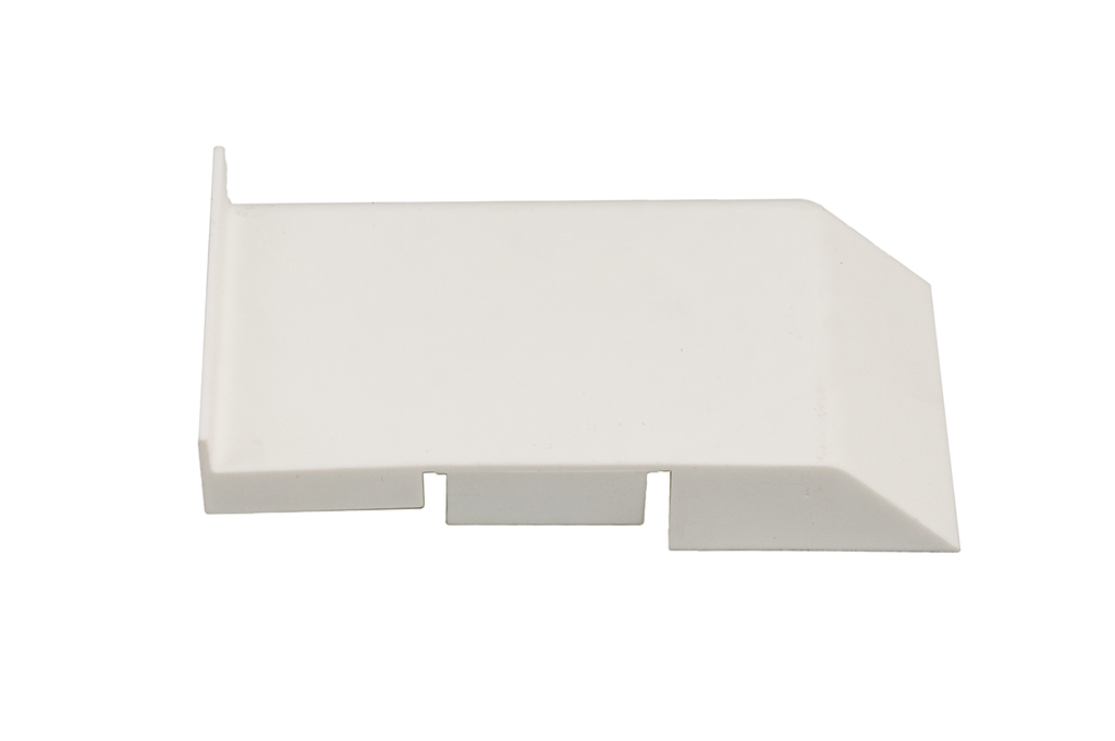 TAPA P/COLGADOR SCARPI-4 ANTIVUELCO RAL9001 IZQUIERDA BLANCO