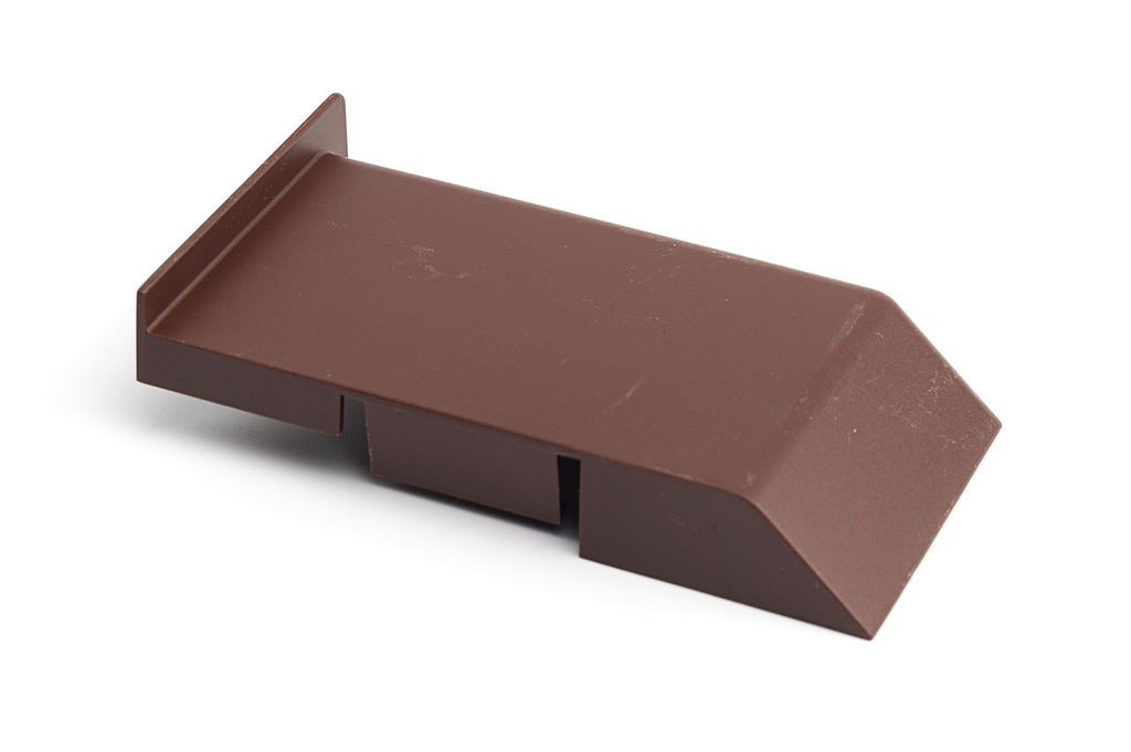 TAPA P/COLGADOR SCARPI-4 ANTIVUELCO RAL8016 IZQUIERDA MARRON