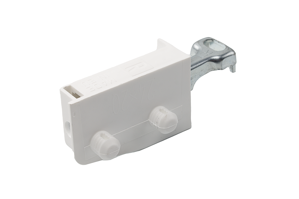 COLGADOR 147/20X24 MM. DERECHA BLANCO SD