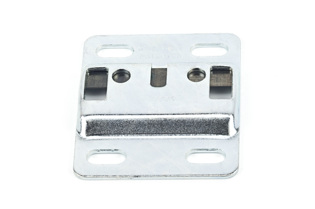 PLACA SIMPLE  P/COLGADOR C807 70X60 MM. CINCADO