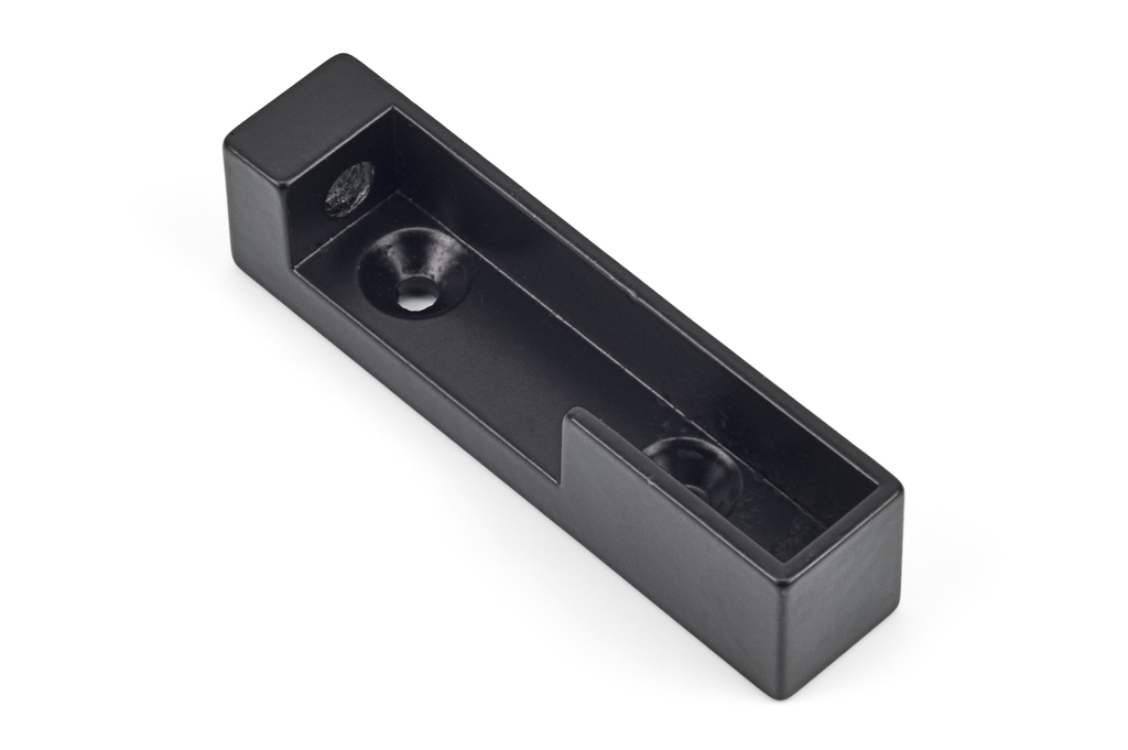 SOPORTE P/BARRA LINEA 2 LATERAL DERECHO NEGRO