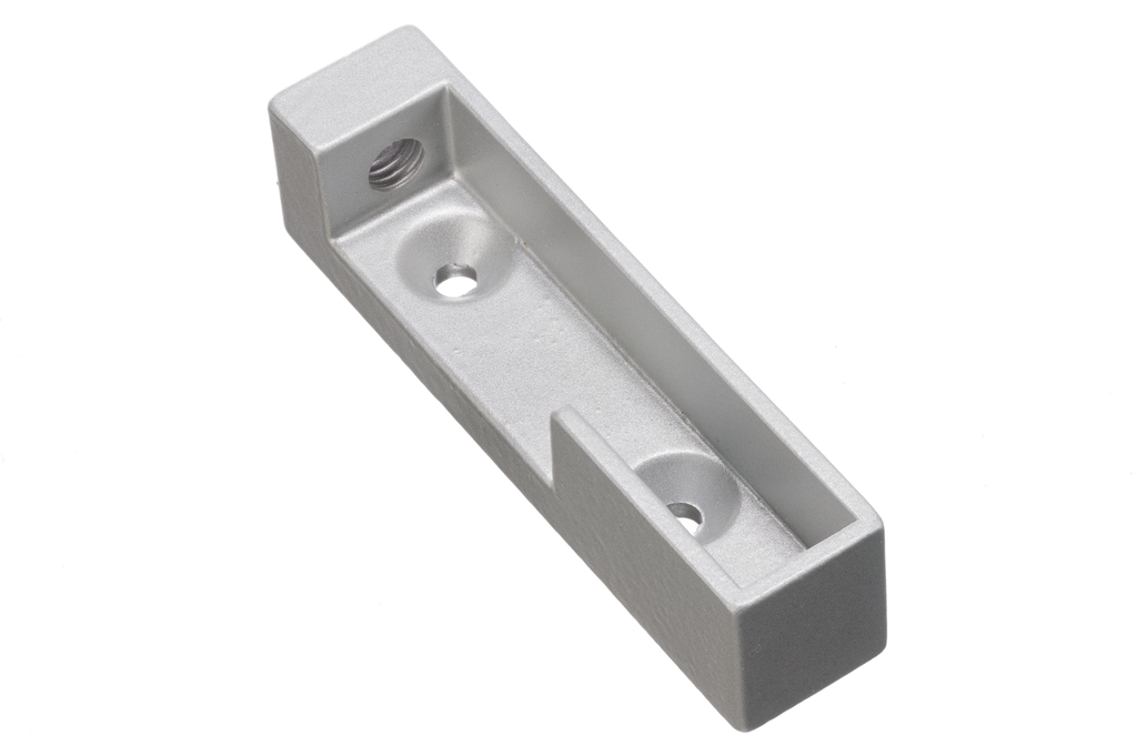 SOPORTE P/BARRA LINEA 2 LATERAL DERECHO PLATA MATE SD
