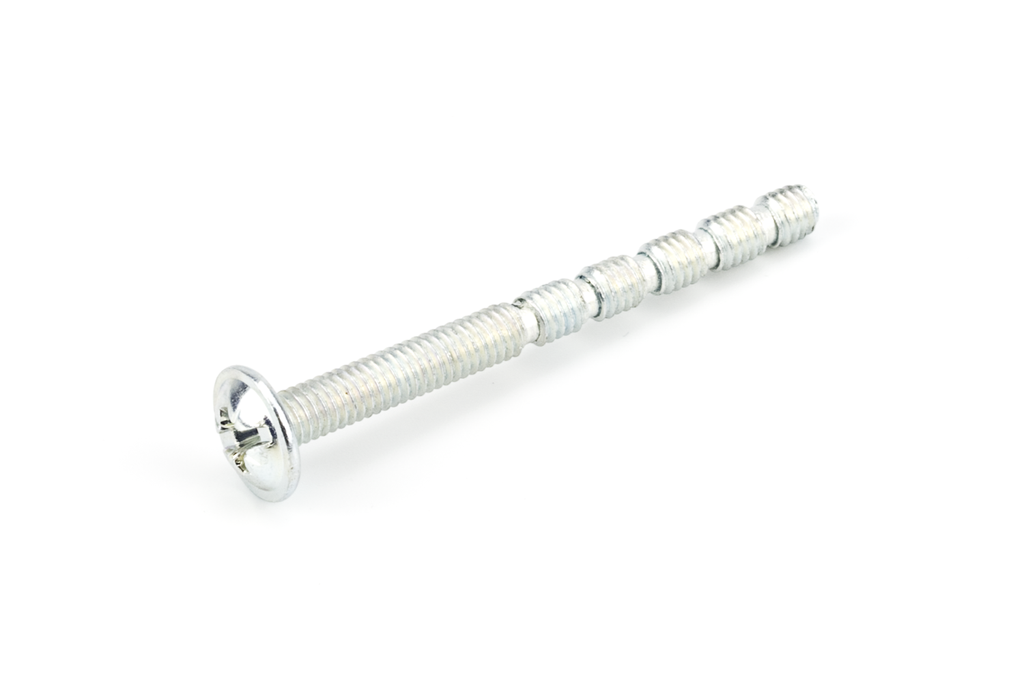 TAM0445 TORNILLO TIRADOR MULTILARGO M-4X45 MM. CABEZA ALOMADA COMBI CINCADO