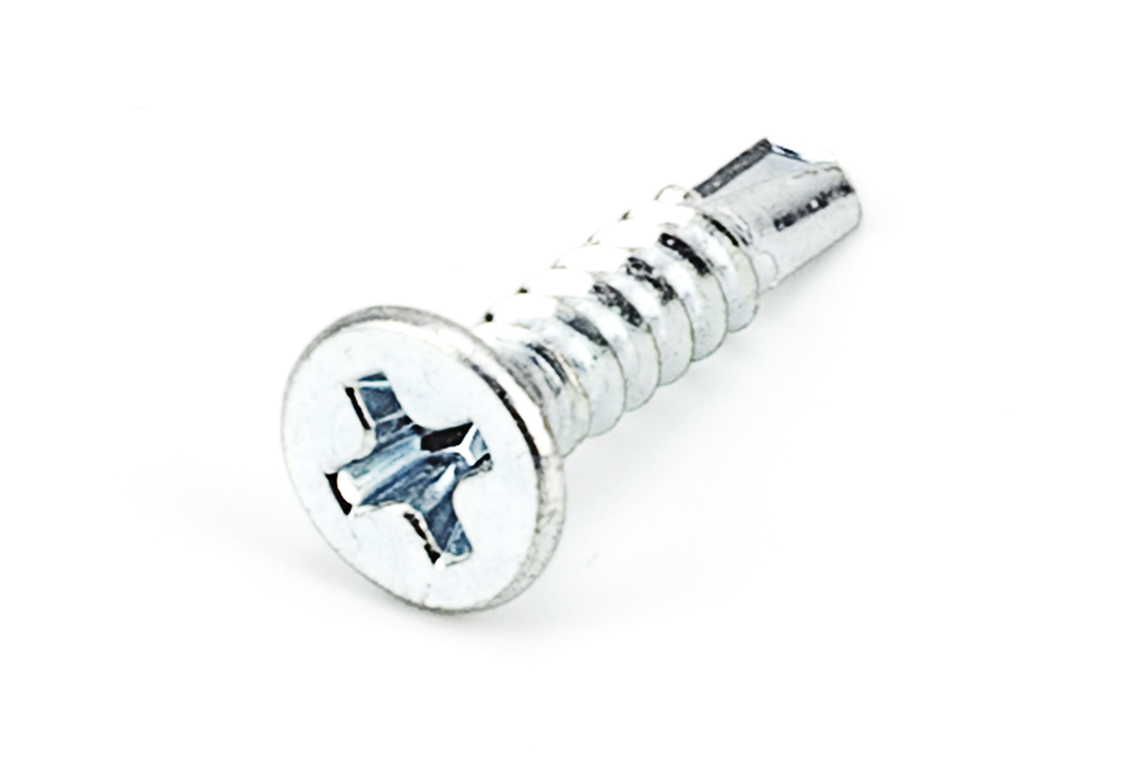 CPAU0712 TORNILLO AUTOTALADRO 7X1/2'' (3,9X13 MM.) CABEZA PLANA PH CINCADO