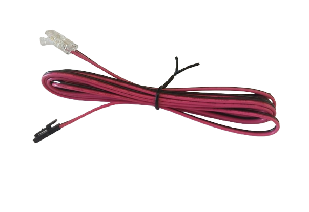 CABLE 2.000 M. CLIP UNIVERSAL GRAPA SMD/COB TIRA 8 MM. A/MINIPL. NEGRE