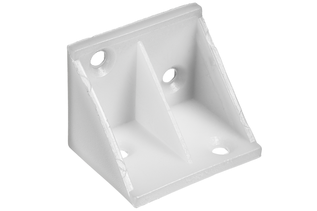 ENGANCHE COPETE C/4 AGUJEROS 40X30 MM. BLANCO