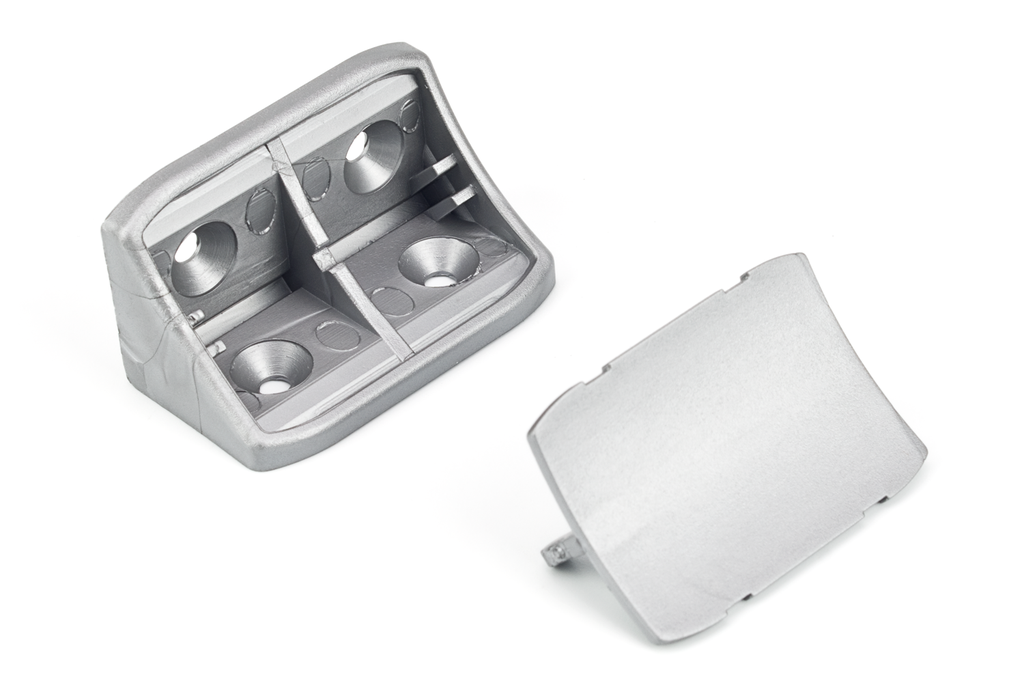 ENGANCHE 4/AGUJEROS C/TAPA GRIS