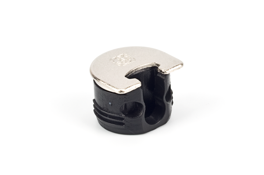 FIXACIO UX-10 AG19 MM. NEGRE/CROMAT