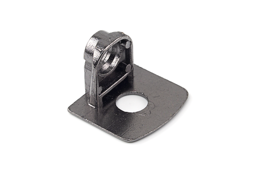 [3766103] SOPORTE P/ENGANCHE TAB D.20/18 MM. LATERAL AG19 MM. PAVONADO