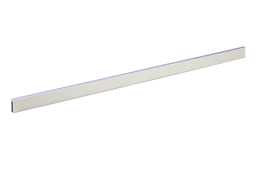 [0820031] BARRA COLGAR LINEA 1-2 10X30 MM. C/PVC ALUMINIO BLANCO (EN 2.500 MM.)