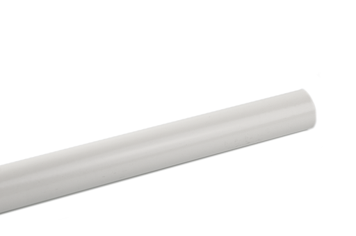 [0822831] BARRA COLGAR MUNDIAL D.28 MM. ACERO BLANCO (EN 2.500 MM.)